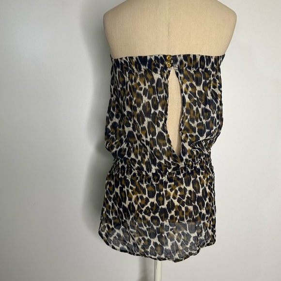 Forever21 animal print strapless top cover up Medium - Picture 5 of 16